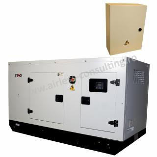 Generator rezidential de curent insonorizat, SCDE 34YS ATS, diesel, 27 kW, 230V 400V