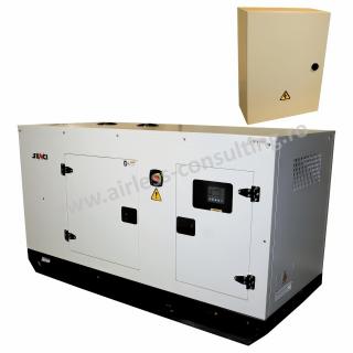Generator rezidential de curent insonorizat, SCDE 55YS ATS, diesel, 44 kW, 230V 400V