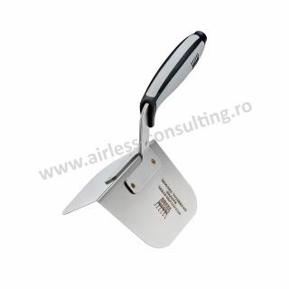 Gletiera profesionala, pentru colt exterior cu lama inox 9,  12, 5 cm Ragni