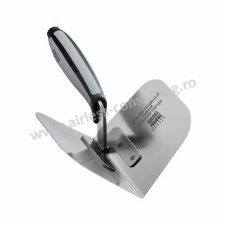 Gletiera profesionala, pentru colt interior cu lama inox 10,  12 cm Ragni