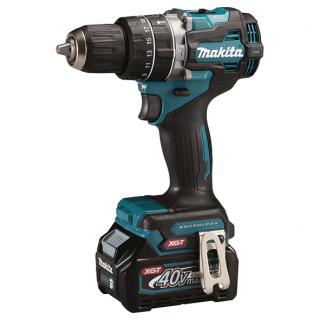 Masina de gaurit cu percutie XGT 40Vmax, 64 Nm, cu 2 acumulatori, Makita