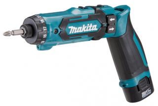 Masina de insurubat si gaurit 7,2V, 5,6 Nm, livrata cu 2 acumulatori BL0715 1,5Ah, Makita