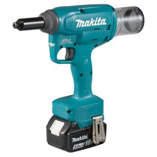 Masina pentru nituri compatibila cu acumulatori Li-Ion LXT 18V, Makita