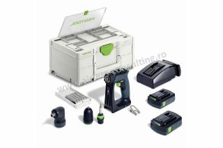 Masini de gaurit si insurubat cu acumulatori CXS 18 C 3,0-Set Festool
