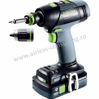Masini de gaurit si insurubat cu acumulatori T 18+3 HPC 4,0 I-Plus Festool