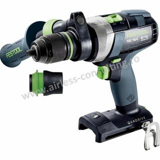 Masini de gaurit si insurubat pe acumulator, TDC 18, 4 I, Basic QUADRIVE, Festool