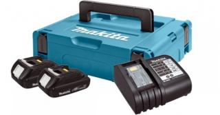 Pachet acumulatori LXT - 2xBL1815N + DC18SD + MAKPAC1, Makita