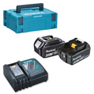 Pachet acumulatori LXT - 2xBL1860B + DC18RC + MAKPAC1, Makita