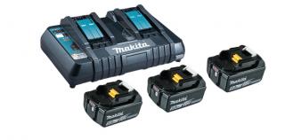 Pachet acumulatori LXT - 3xBL1850B + DC18RD, Makita