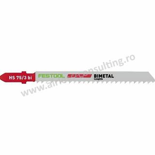 Panza de ferastrau vertical HS 75, 3 BI, 5, PLASTICS SOLID MATERIAL, Festool