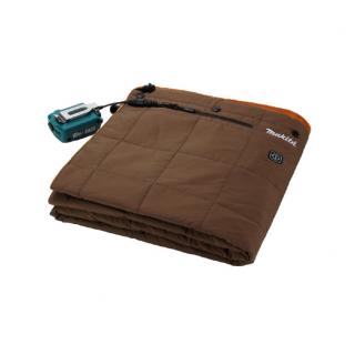 Patura de culoare maro cu incalzire compatibila cu acumulatori Li-Ion CXT 12Vmax, Makita