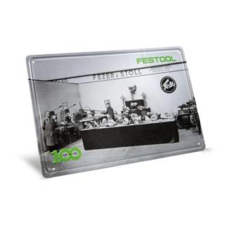 Placuta de tabla cu 100 de ani stand de expozitie retro MES-FT2 100Y, Festool