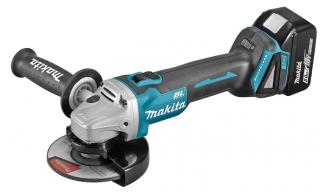 Polizor unghiular LXT, 125 mm, livrat cu 2 acumulatori 18V 5.0Ah, Makita