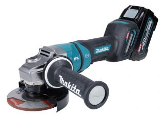Polizor unghiular XGT, 125 mm, 11.000 RPM, livrat cu un acumulator 40Vmax 5.0Ah, Makita