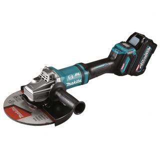 Polizor unghiular XGT, 230 mm, livrat cu 2 acumulatori 40Vmax 5.0Ah + incarcator DC40RA, Makita