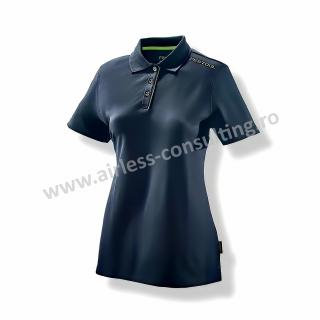 {Poloshirt dunkelblau Damen} POL-LAD-FT1-L Festool