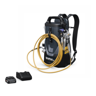 Pompa airless Wagner, SprayPack 18V, debit 0.9 l min, lungime furtun 7.5m, duza maxima 0.017