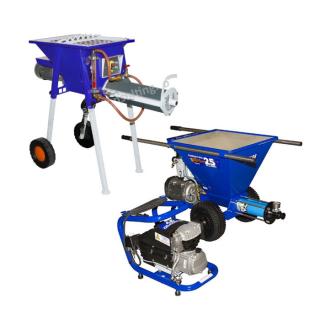 Pompa CP 25 clasic de adeziv, tencuiala, glet, Euromair, cu malaxor premium Mixpro 60 - kit complet
