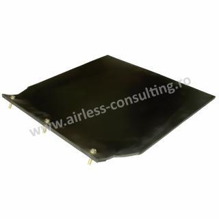 Protectie talpa pentru placa compactoare, PC90, Bisonte, pentru vibrocompactare pavele dale