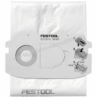 Sac de filtrare SELFCLEAN SC FIS-CT MINI 5 Festool