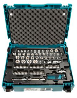 Set accesorii biti, tubulare si scule de mana, 120 de piese, Makita