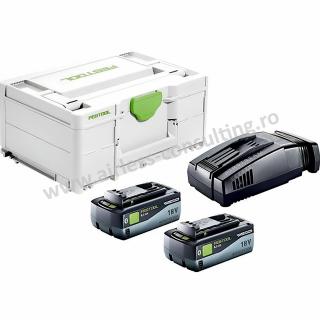 Set de energie SYS 18V 2x8.0 SCA16, Festool