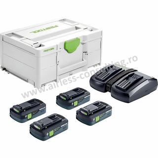 Set de energie SYS 18V 4x4, 0, TCL 6 DUO, Festool