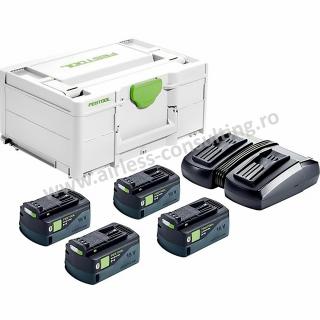 Set de energie SYS 18V 4x5, 0, TCL 6 DUO, Festool