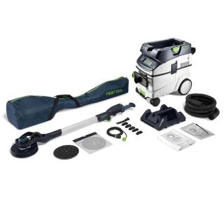Set de slefuitor cu gat lung si aspirator PLANEX LHS 2-M 225 EQ CTM 36-Set, Festool
