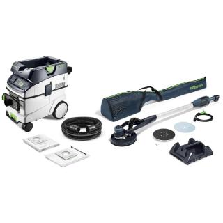 Set de slefuitor cu gat lung si aspirator PLANEX LHS-E 225 CTM 36-Set, Festool