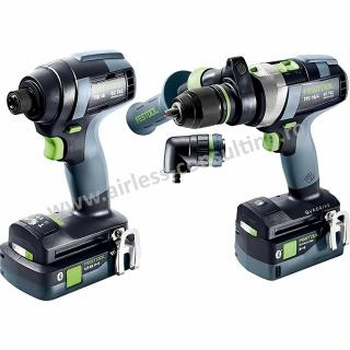 Set masina de insurubat si gaurit TID 18 5, 2, 4, 0 Set TPC 18, 4, Festool