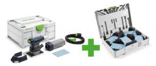 Slefuitor cu vibratie, Festool, RUTSCHER RTS 400 REQ + Granat Systainer Cadou