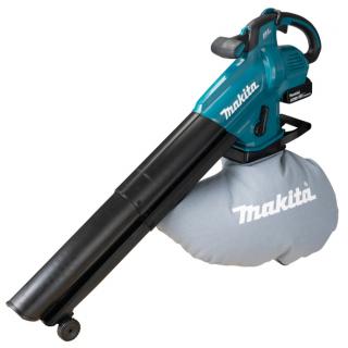 Suflanta cu functie de aspirare LXT 18V, 64 m s, livrata cu acumulator de 5.0Ah, Makita