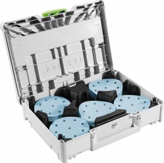 Systainerł pentru materiale abrazive SYS-STF D125 GR-Set Granat - Festool