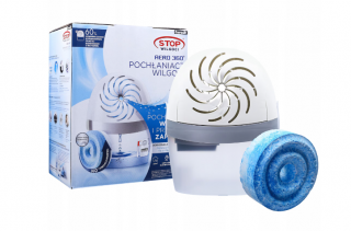 Absorbant umiditate Ceresit Aero 360, include rezerva, 450g, alb