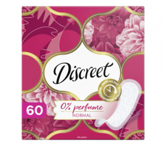 Absorbante zilnice Discreet Normal fara parfum, 60 buc