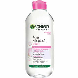 Apa micelara Garnier Skin Naturals pentru ten sensibil, 400 ml