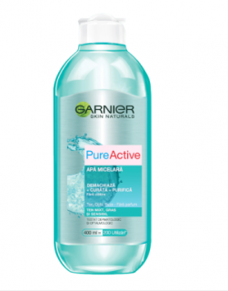 Apa micelara Garnier Skin Naturals Pure Active, 400 ml