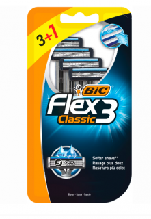 Aparat de ras BIC Flex3 Classic, barbati 4 buc
