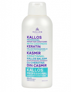 Balsam de par cu Keratina Kallos Professional repair hair conditioner 1000 ml