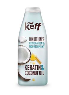 Balsam de par Keff Cheratina cu Ulei de Cocos pentru restaurare si protectie 500ml