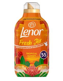 Balsam de rufe Lenor Fresh Air Tropical Sunset, 770 ml, 55 spalari