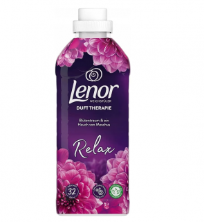 Balsam rufe Lenor Relax florar, 32 spalari, 800ml