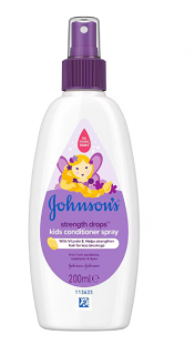 Balsam spray Johnson s Baby pentru par rezistent, 200 ml