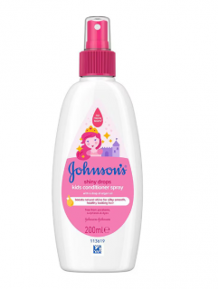 Balsam spray Johnson s Baby pentru par stralucitor, 200 ml