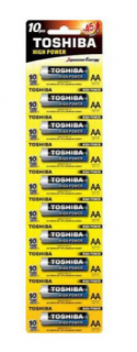 Baterii Alcaline Toshiba R6 10Buc Set High Power