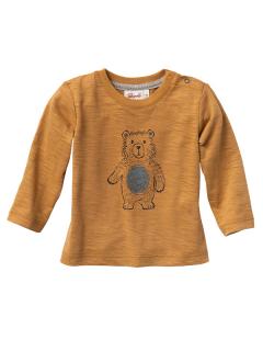 Bluza baieti, teddy bear, din bumbac organic. Marimea 62 68