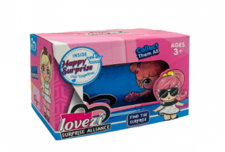 Capsula Lovezi Surprise Alliance, cu accesorii surpriza, Mistery Box, Albastru