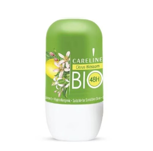 Careline Bio Roll-On, Deodorant, Citrus Blossom, 75 ml