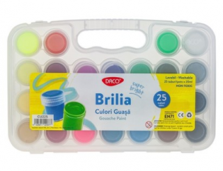 Culori Guasa 25 culori 20 ml Brilia